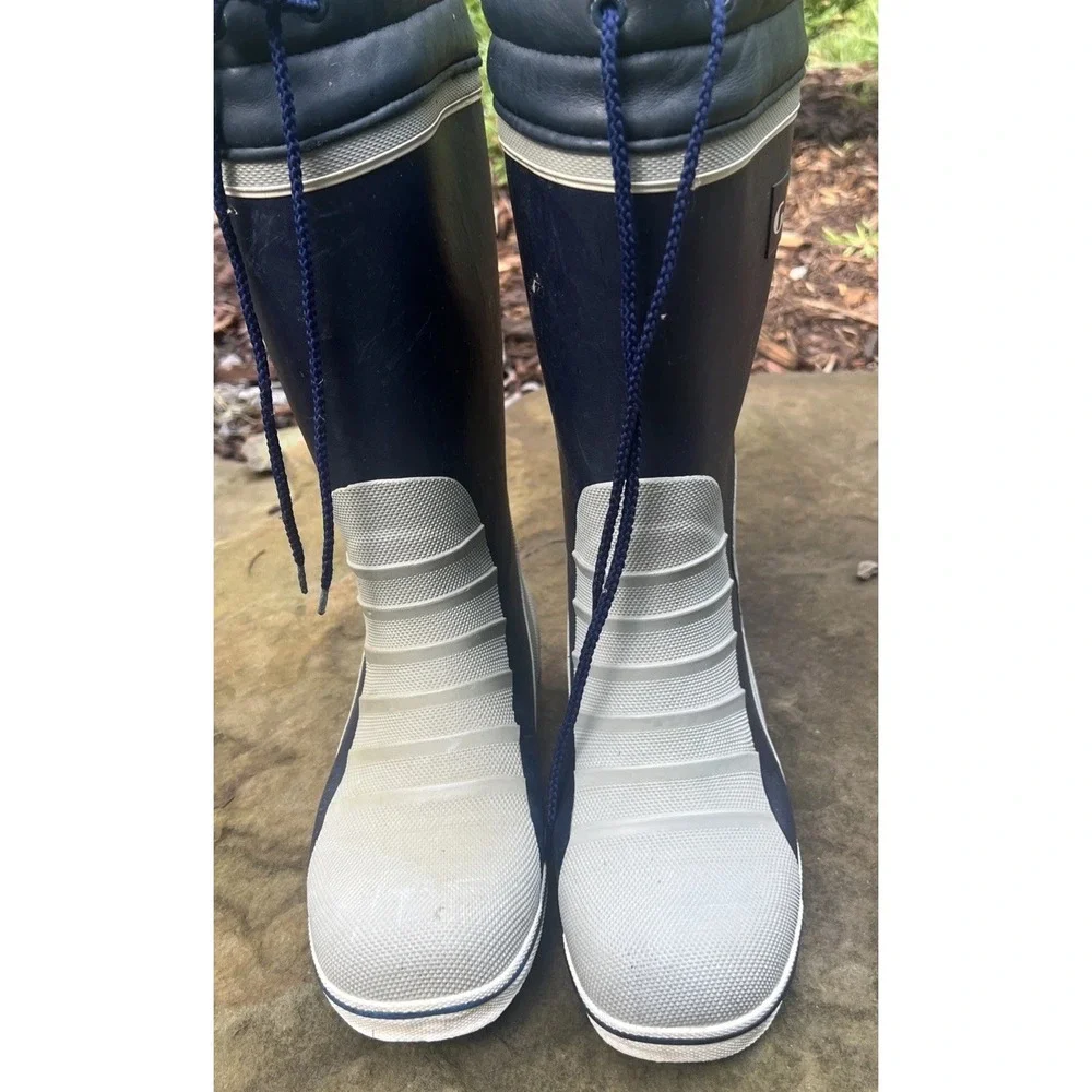 Vtg Douglas Gill Waterproof Marine Boating Women's Tall Boots US 4 Euro 35